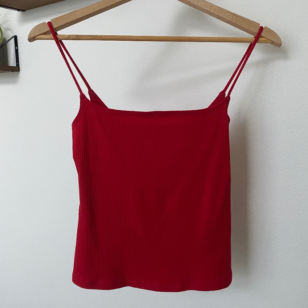 Small Red Reformation Tank Top
